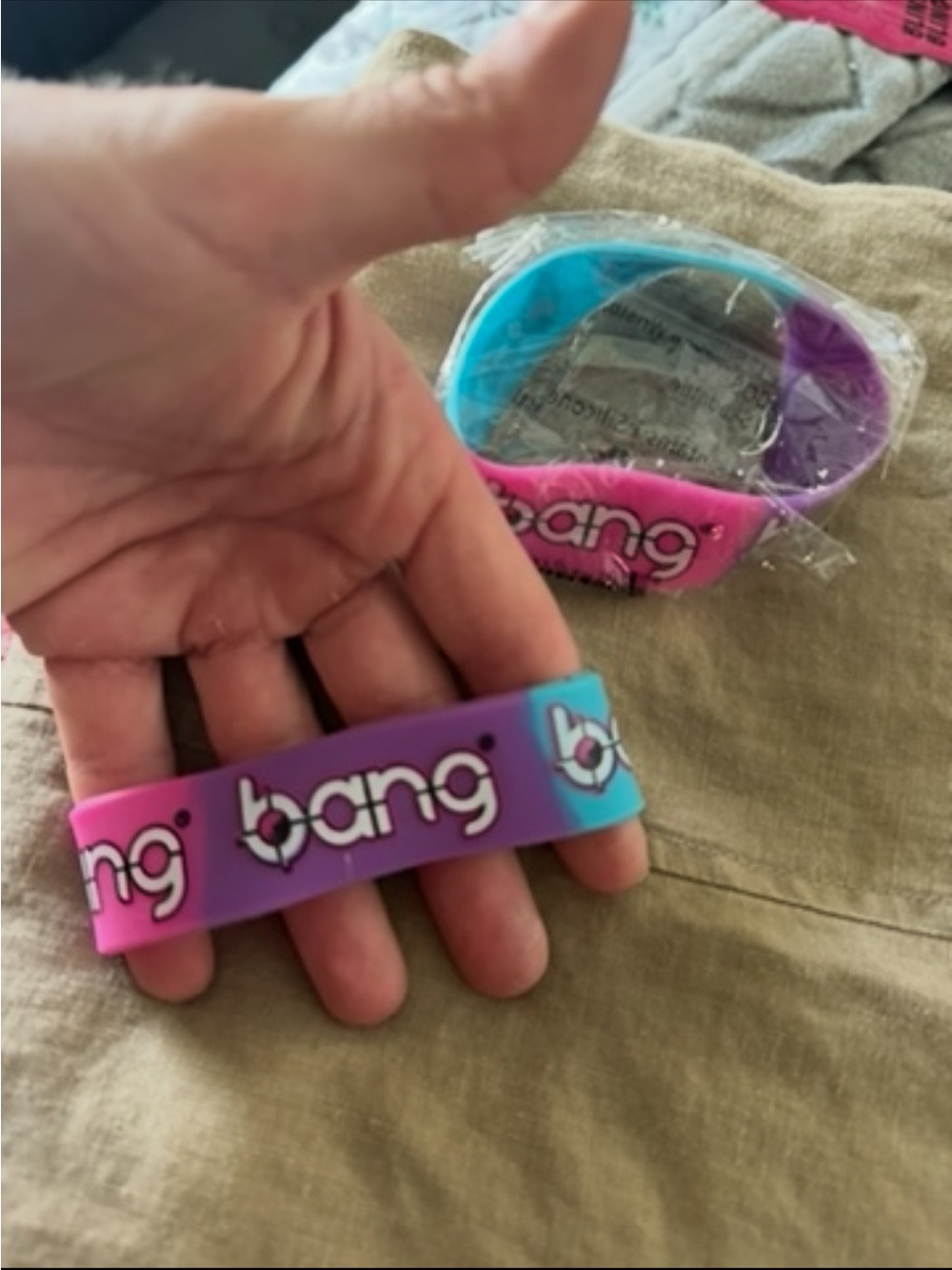 Bang Energy Sports Drink Set of 2 Silicone Bracelets